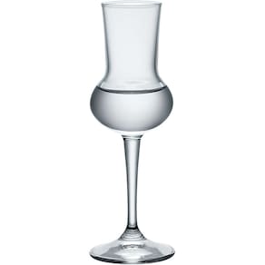JG 6PÇ TAÇAS GRAPPA BORMIOLI ROCCO RISERVA CRISTAL 80ml 16x5x5cm TRANSPARENTE