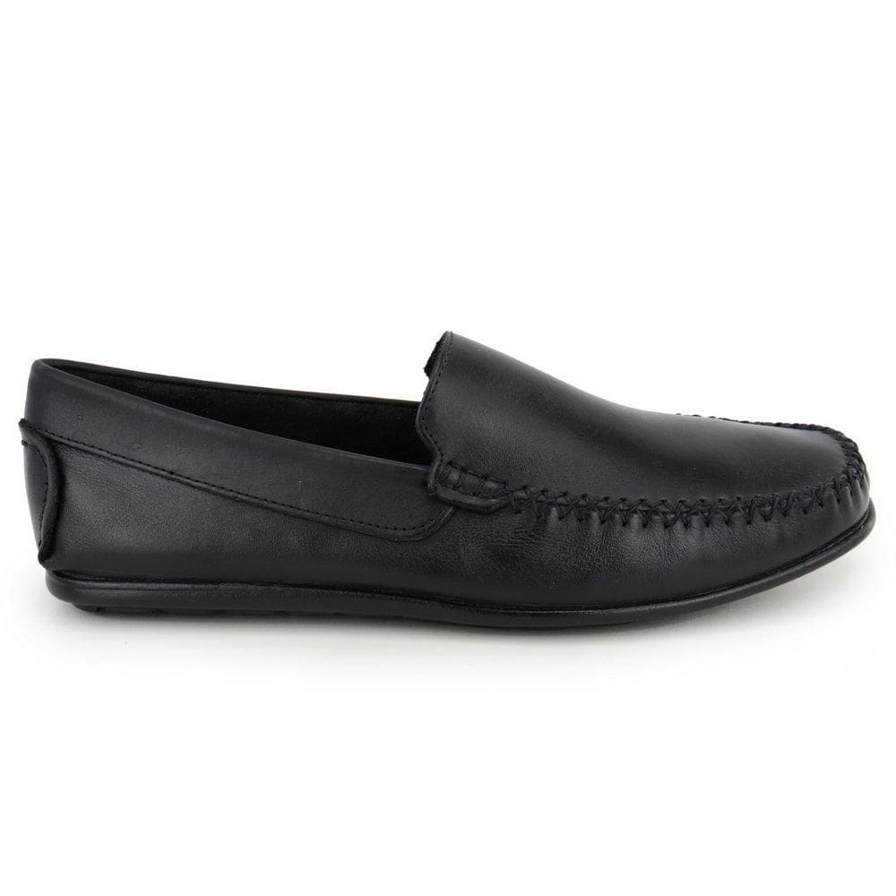 Mocassim Dockside Masculino Couro Bico Redondo Calce Fácil