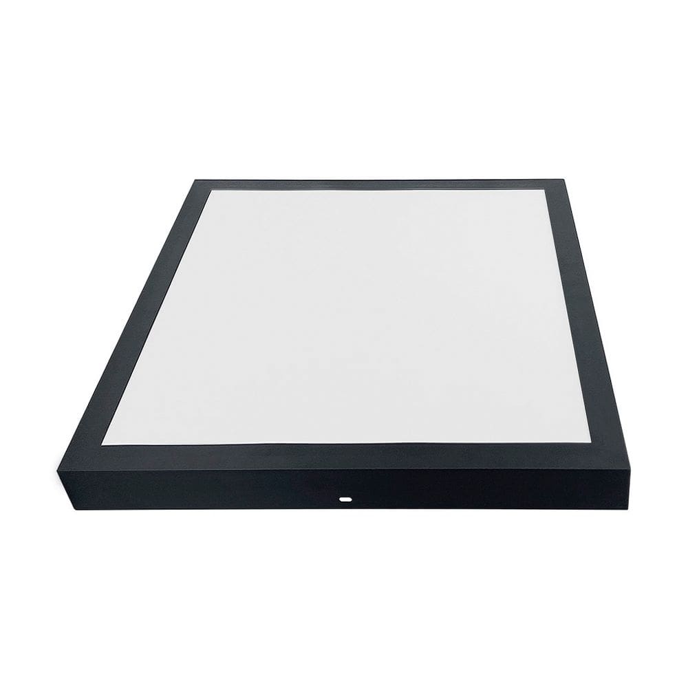 Painel de Led Blumenau Backlight Quadrado de Sobrepor 32W Bivolt Preto