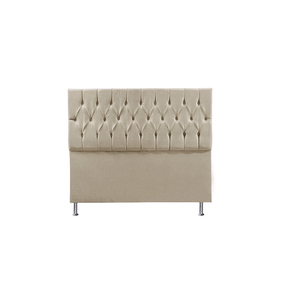 Cabeceira Cama Box King Estofada Espanha 195 Cm Suede Bg