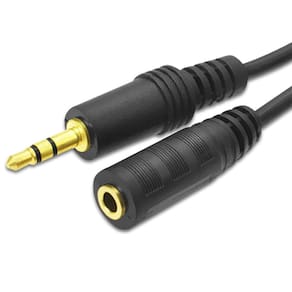 Cabo Extensor P2 Aúdio Som Estéreo Macho Fêmea Fone de Ouvido 1.5m 1.5 metros