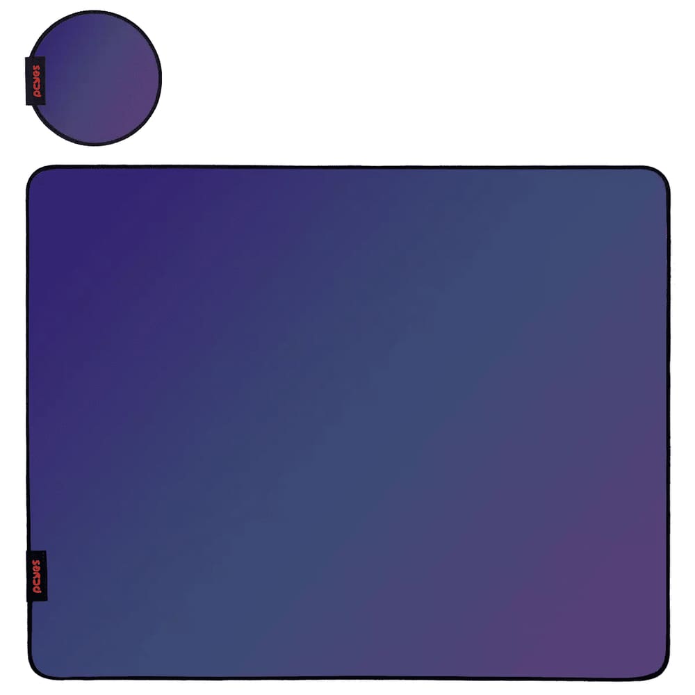 Mouse PAD Gamer PCYES Obsidian G4D Purple 500X400MM - Tecido com Infusão de Vidro - PEMPG4D