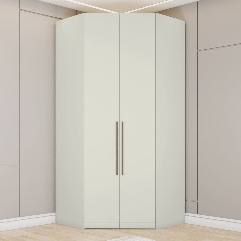 Guarda-Roupa Solteiro Modulado Seletto 2 Portas 3 Gavetas Areia - Henn