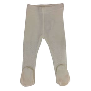Meia calça la rendada Noruega off white