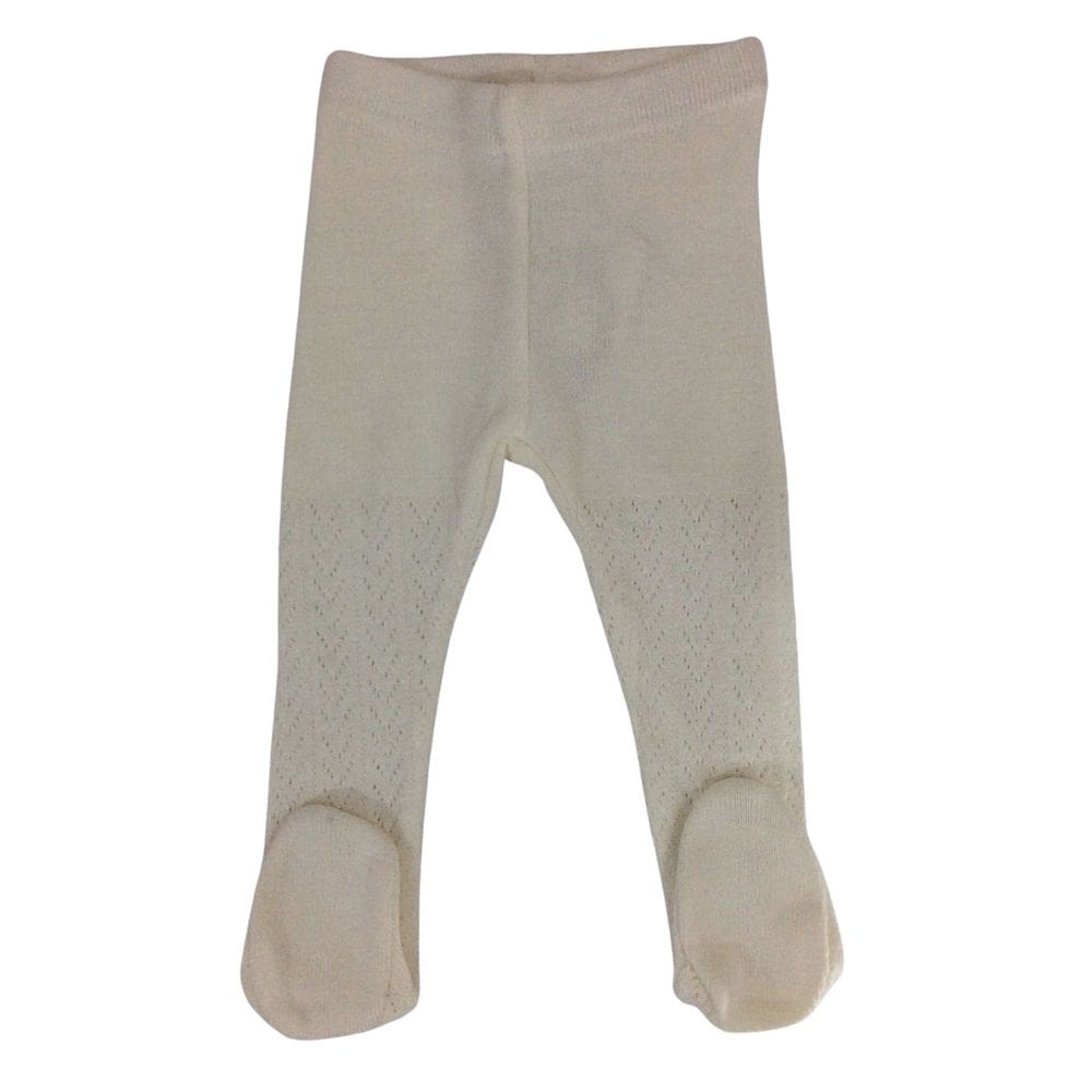 Meia calça la rendada Noruega off white