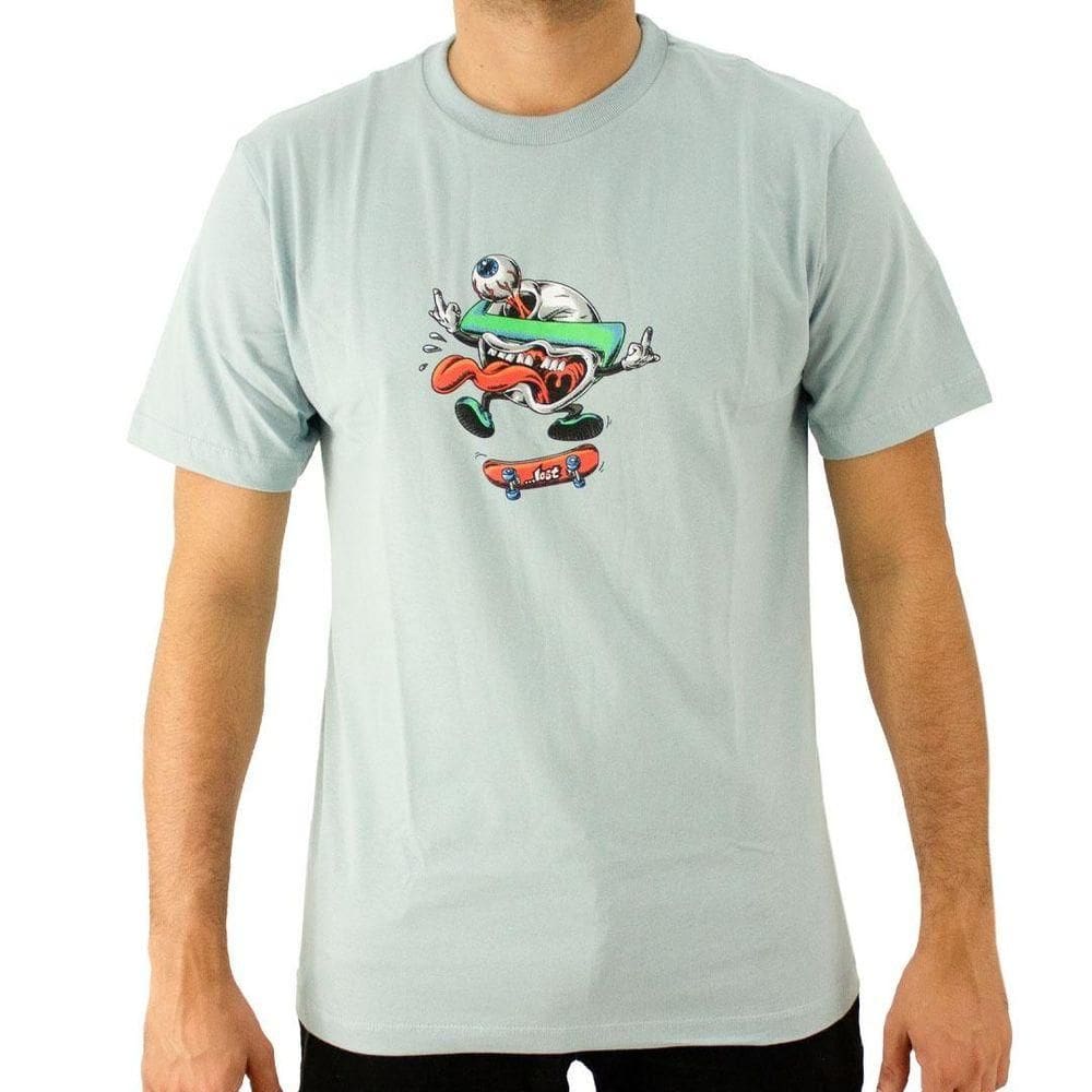 Camiseta Lost Saturn Destroy WT24 Masculina Azul Maresia