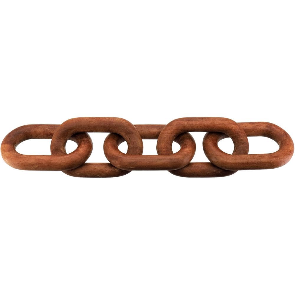 Adorno Decorativo Enfeite Casa Home Corrente Madeira Natural