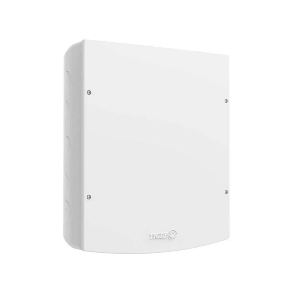 Caixa de Passagem Sobrepor PVC 30x30cm Branca Tigre