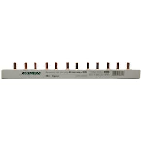 Barramento Bifásico Din 80A 12 Polos 2X6P 8912 Alumbra