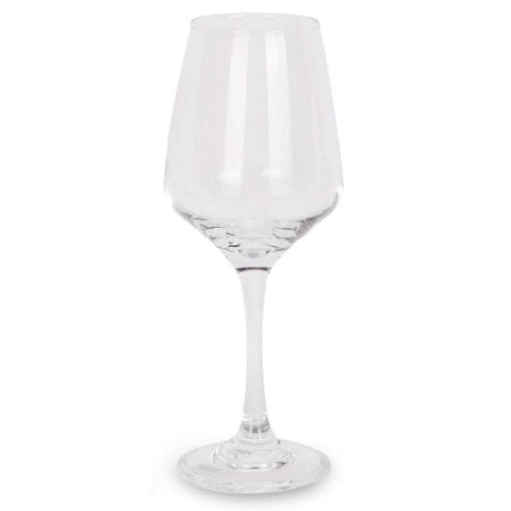 Jogo De Taca De Vidro Agua / Vinho Santiago 6 Pecas 360Ml