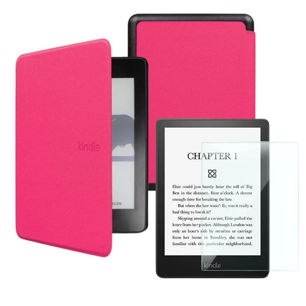 Capa Para Kindle 11 Geração 2022 Material Sintético + Vidro