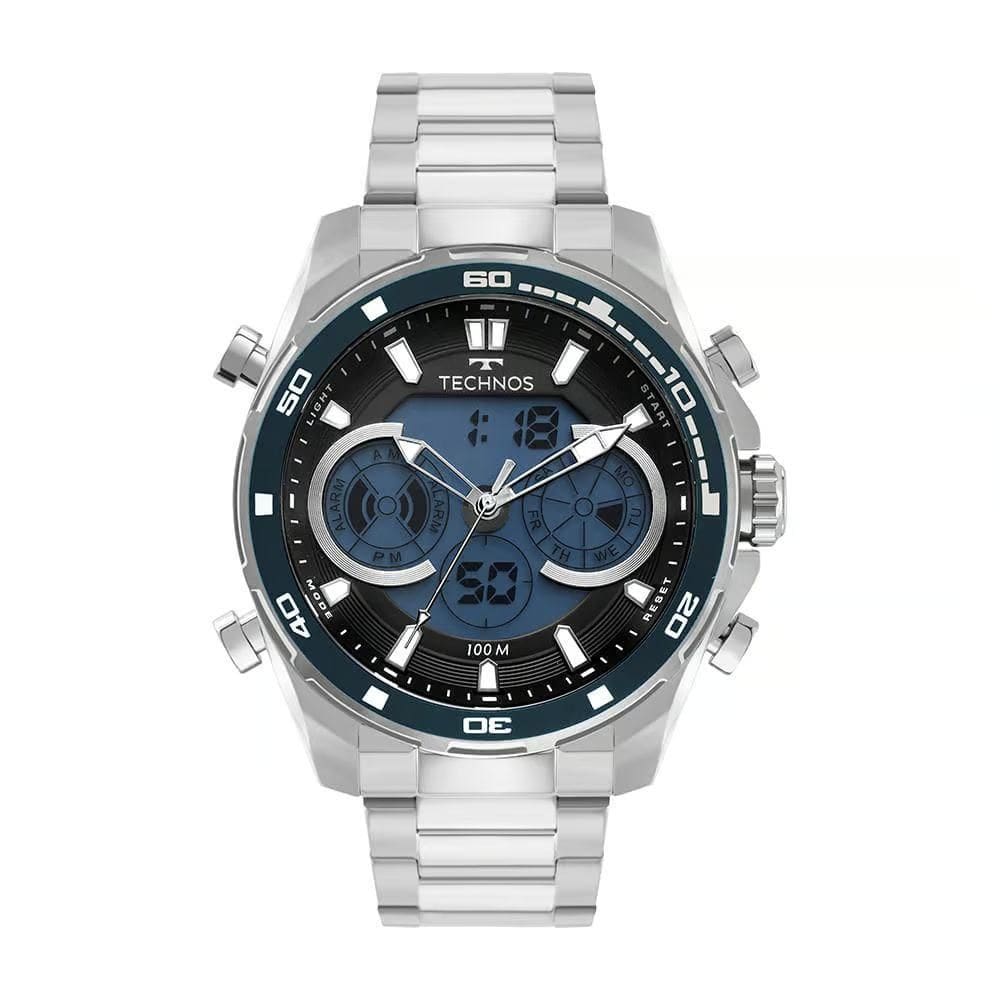 Relógio Technos Masculino Ts Digiana Prata - Bj3530Af/1A