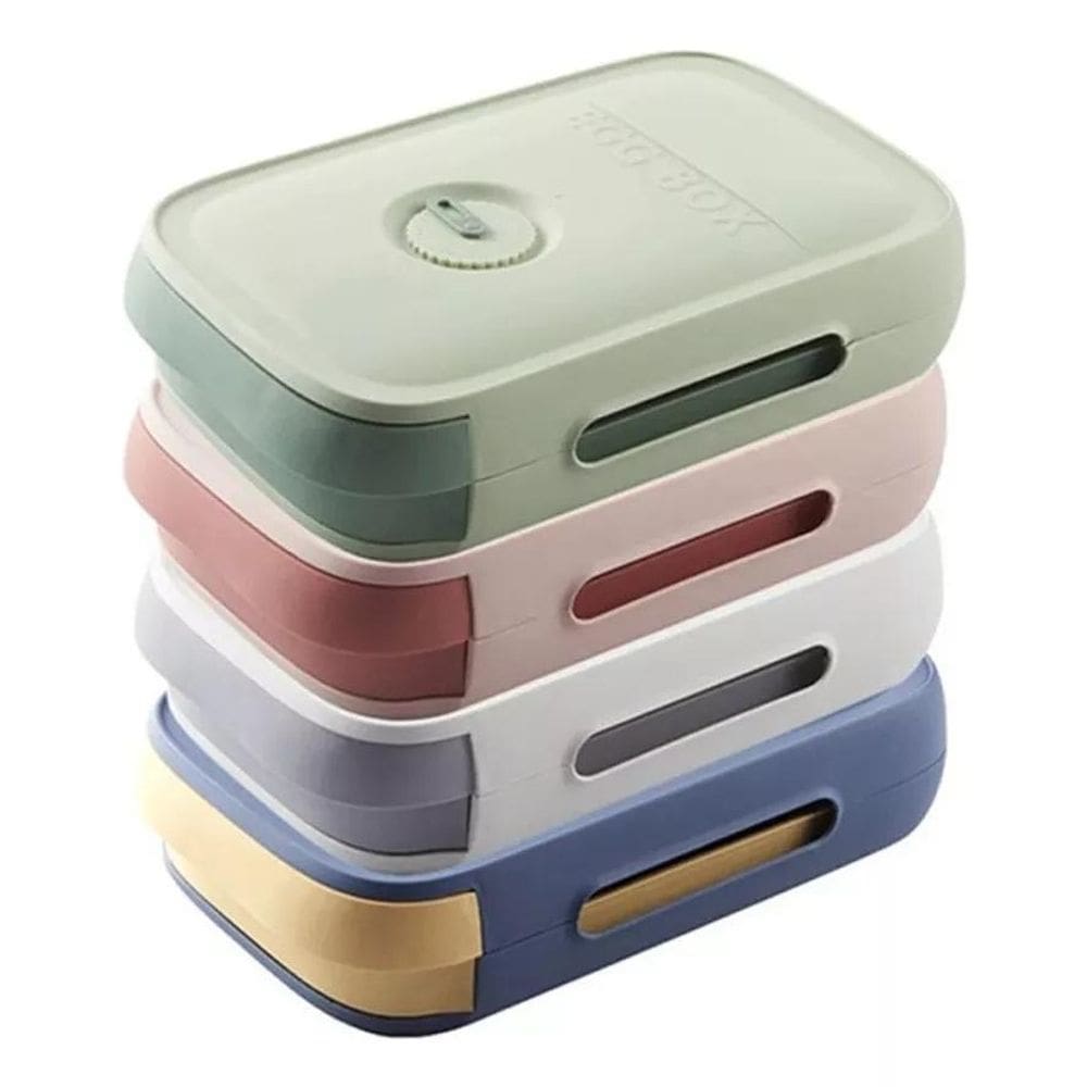 Porta Ovos Diversas Cores Tipo Gaveta Geladeiras Organização