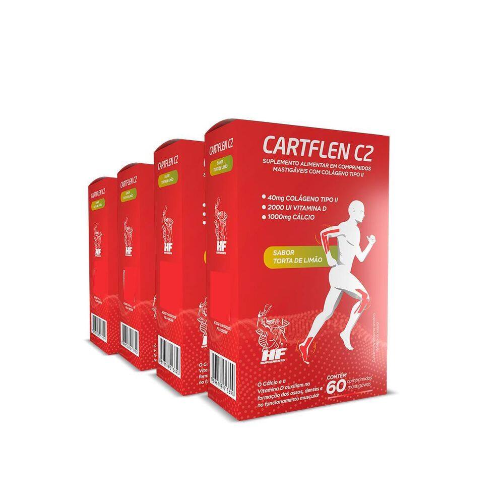 4X Cartflen C2 Colageno Tipo Ii Hf Suplementos 60 Comp