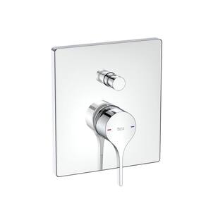 Acabamento para Monocomando de Banheira e Chuveiro para Box Insígnia com Desviador Cromado