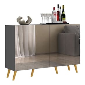 Aparador Buffet 4 Portas Multimóveis V3563 Rustic/natural