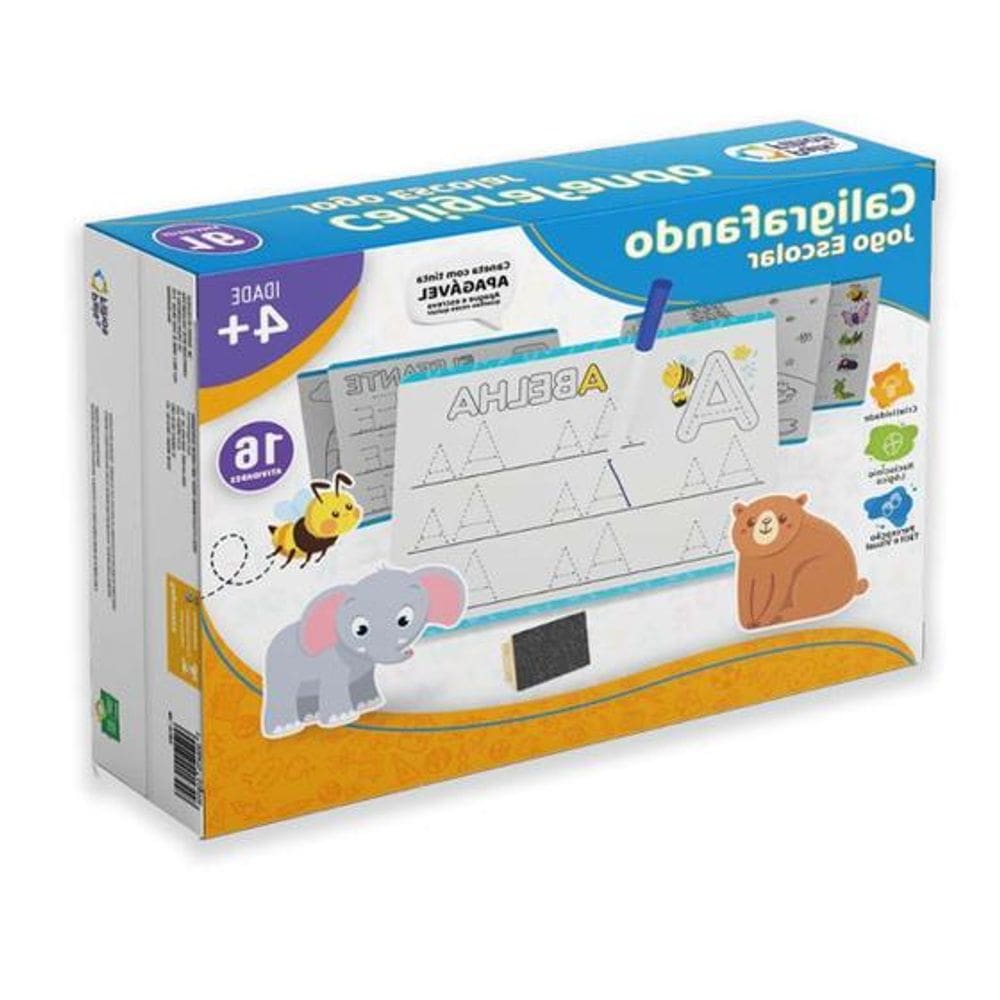Jogo Caligrafia Caligrafando Prática Aprenda Letras Escolar - Pais & Filhos