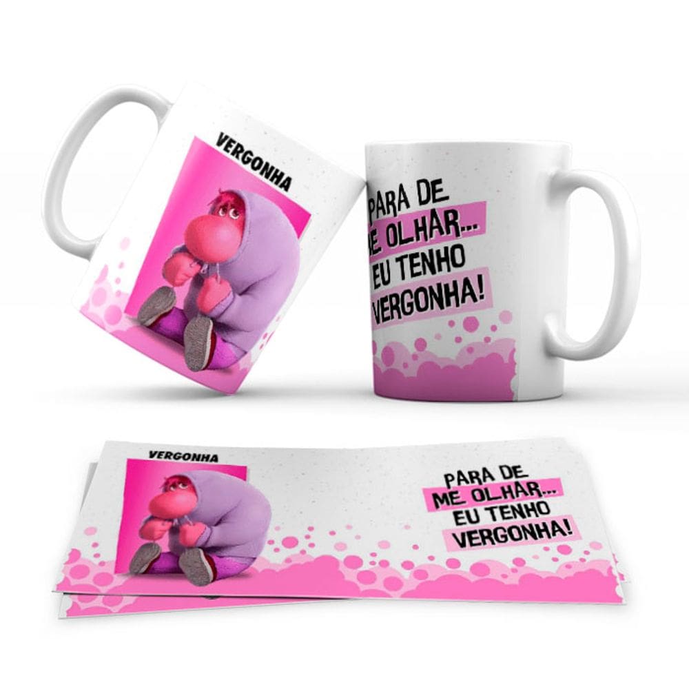 Caneca Personalizada Divertidamente Vergonha