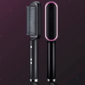 Escova 3 Em 1 Secadora Alisa Cabelo Turbo Profissional 110/220V Bivolt