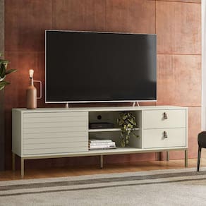 rack para tv até 65 polegadas industrial 1 pt 2 gv off white 162 cm
