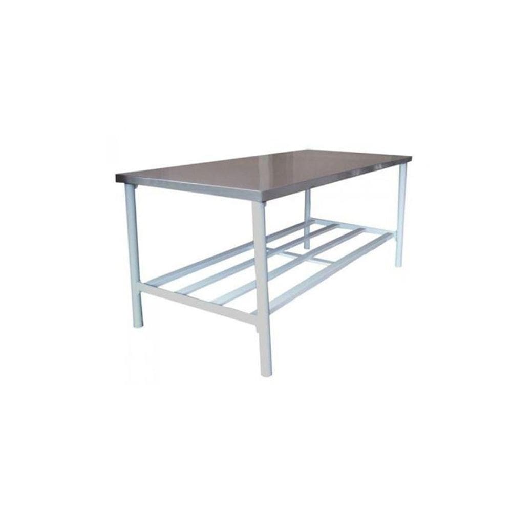 Mesa Tampo Inox 140 X 90 cm BA 1400 900 Metalcubas