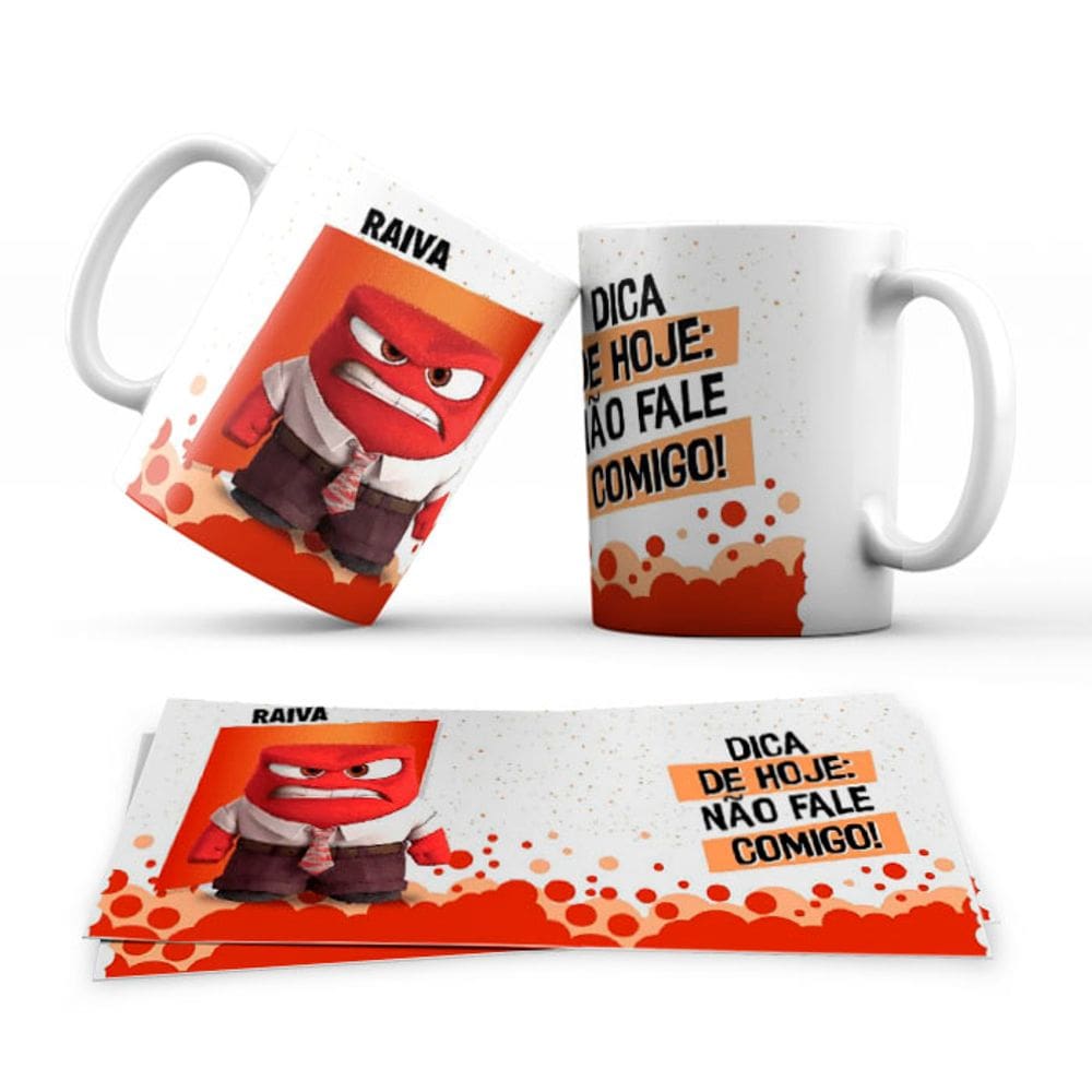 Caneca Personalizada Divertidamente Raiva