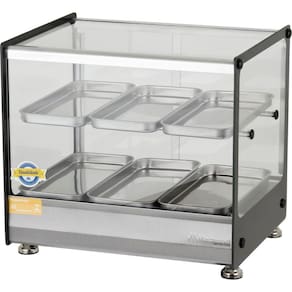 Estufa De Salgados Dupla 6 Bandejas Inox Marchesoni 127V