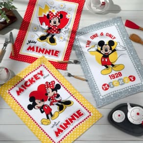 Kit 3 Panos de Copa Felpudo Estampado Dohler Mickey e Minnie II