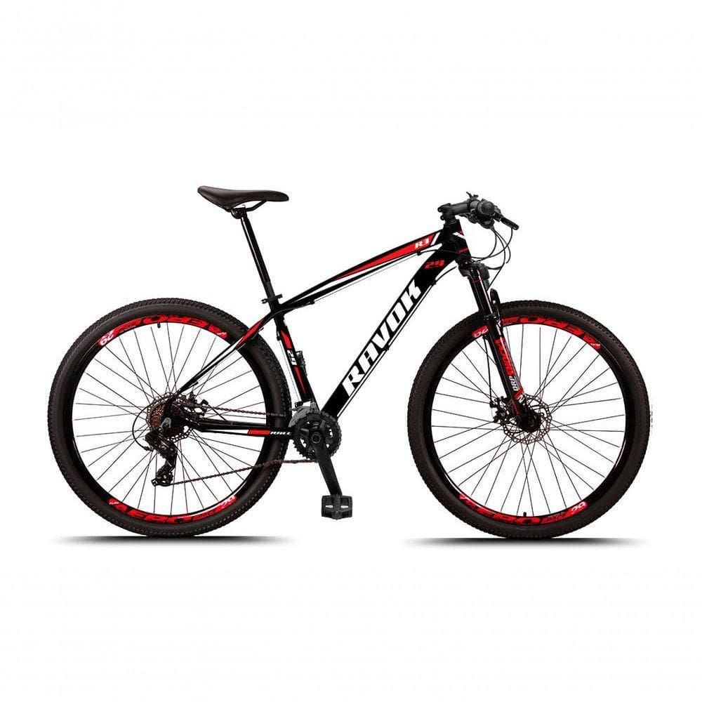 Bicicleta Bike Aro 29 Alumínio 24 Velocidades Shimano Suspensão Freio A Disco vermelho 21"