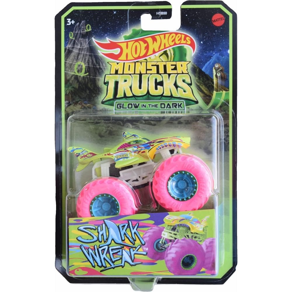 Hcb50 Hw Monster Trucks Glow Brilha No Escuro Bigfoot