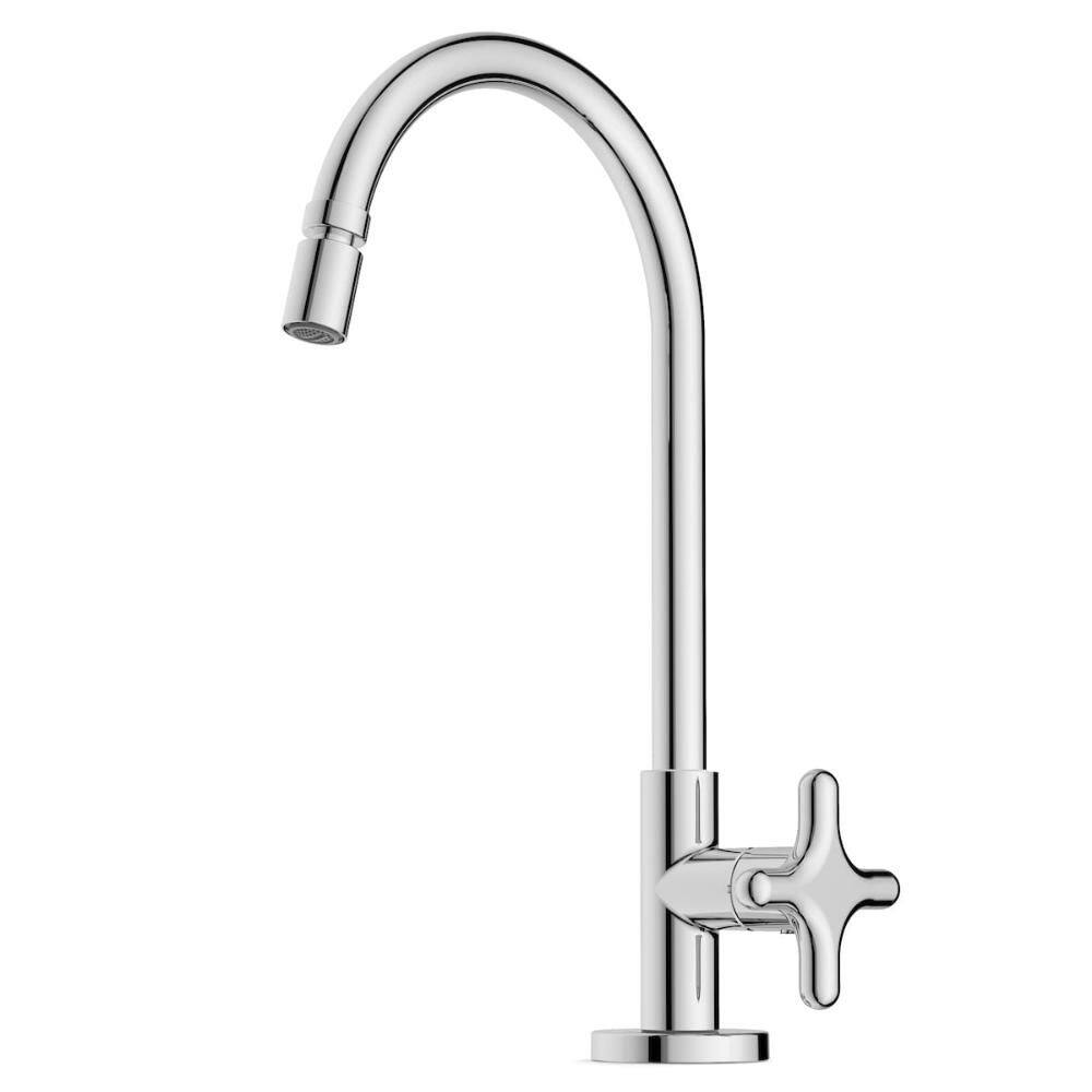 Torneira de Parede para Cozinha Fit Bica Móvel Arejador Articulado Cromado Celite