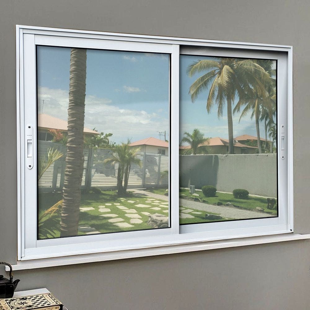 Janela Elite 2 Folhas Moveis 120 X 150 Vidro Liso Branco