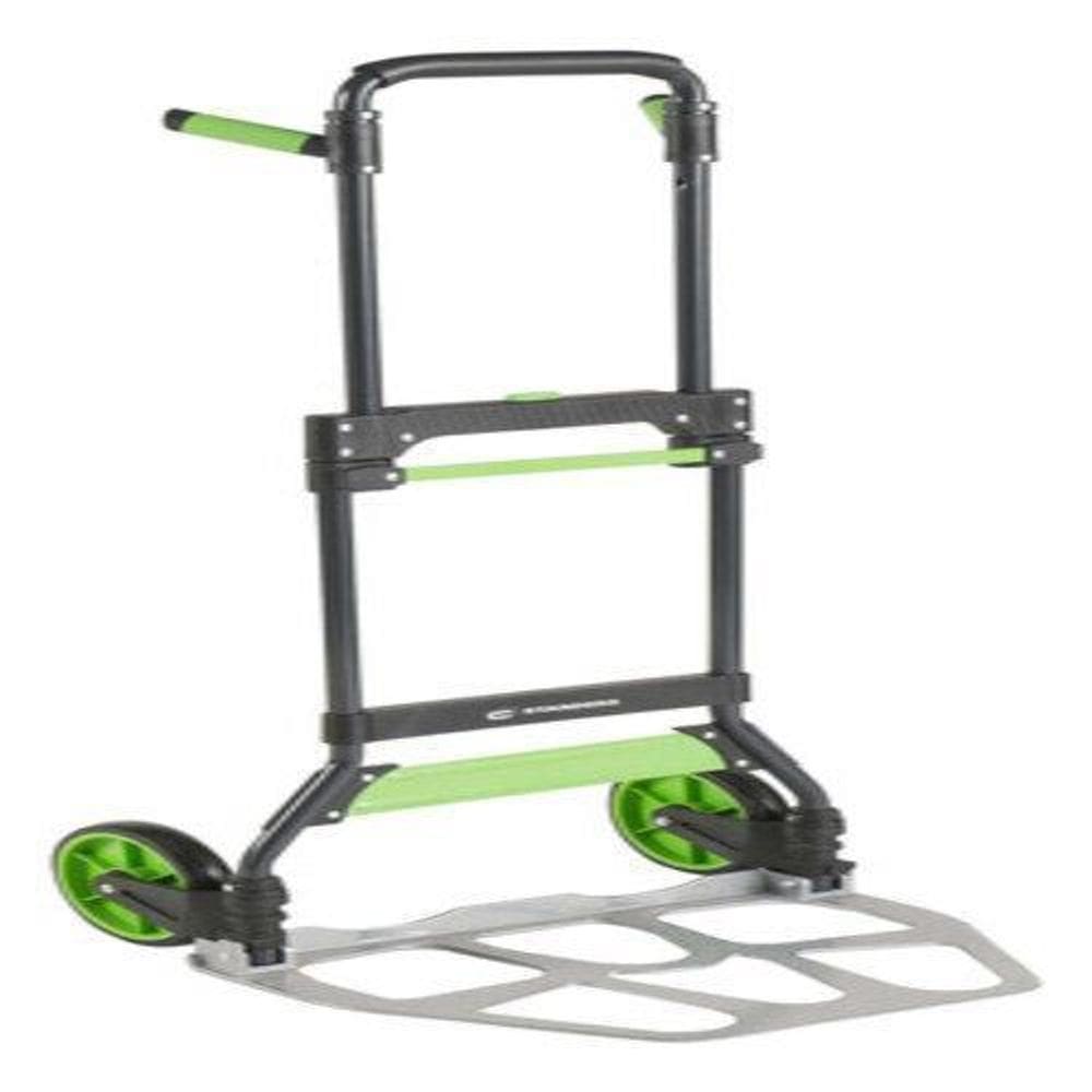 Carrinho De Carga Dobrável Aço E Elástico 120X50Cm Até 100Kg