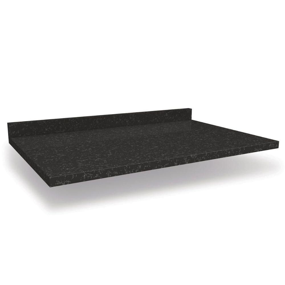 Tampo p/ Balcão Cozinha  S415 80cm Preto Brilho - Kappesberg