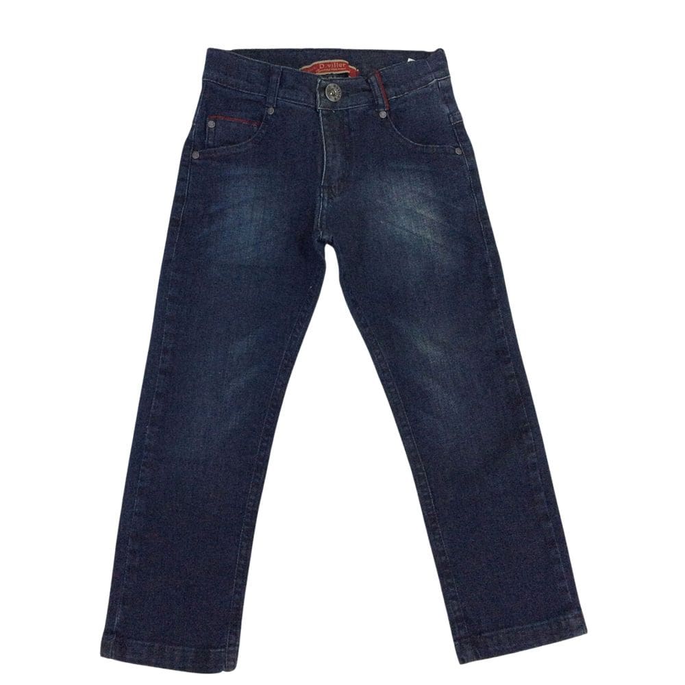 Calça Jeans azul infantil masc Dviller