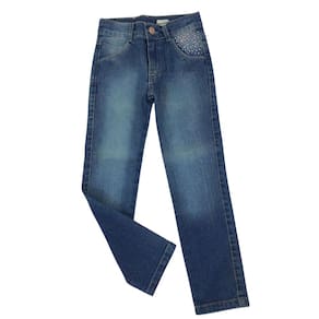 Calça Jeans infantil fem com brilho Look