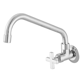 Torneira Cozinha Bica Movel Parede 1165 C 22 1/2 BA BL Cromado