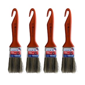 Kit 4 Trincha Pincel Pintura Látex Acrílica 1.1/2`` Tigre