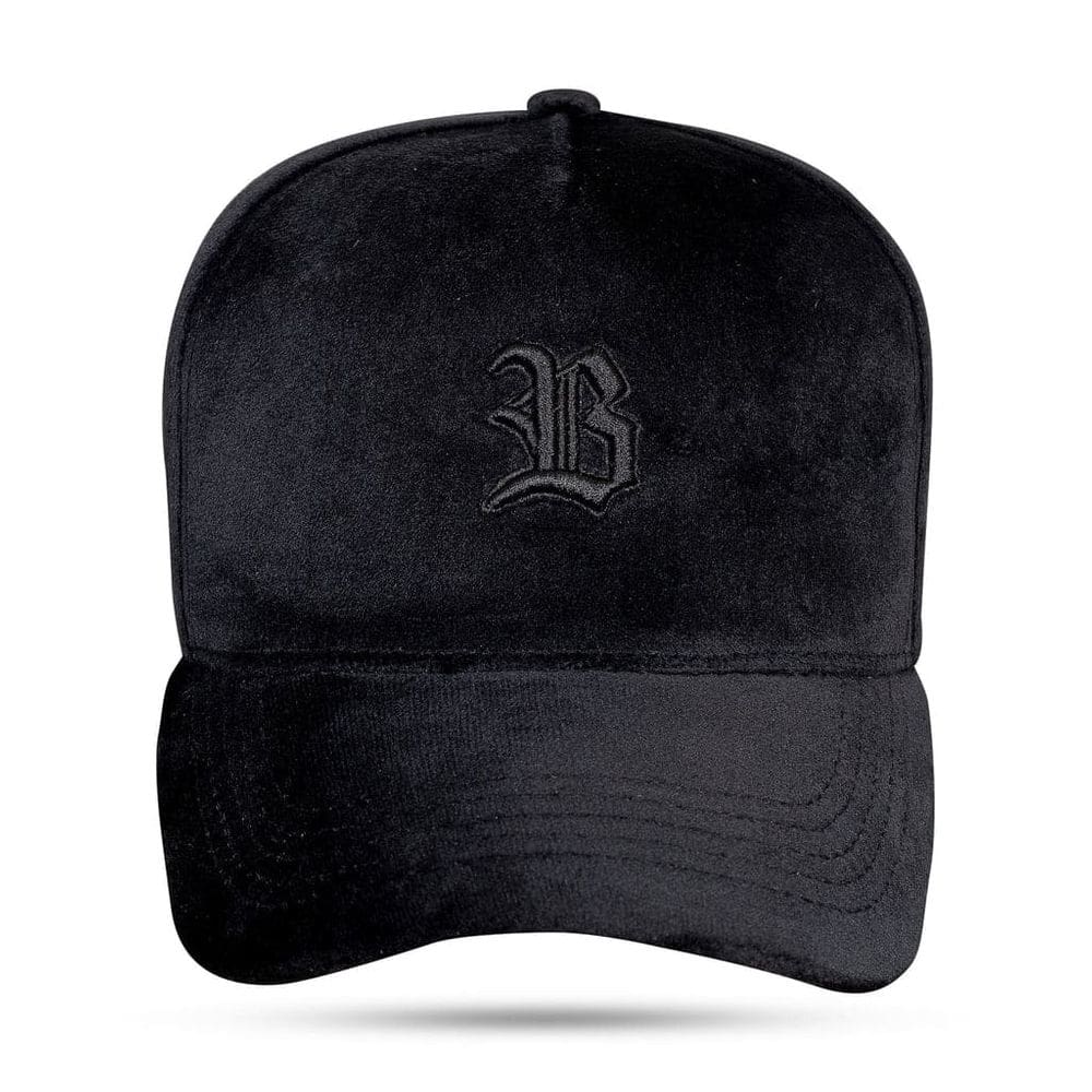 Boné BLCK Brasil Aba Curva Snapback Mini Logo Basic Veludo