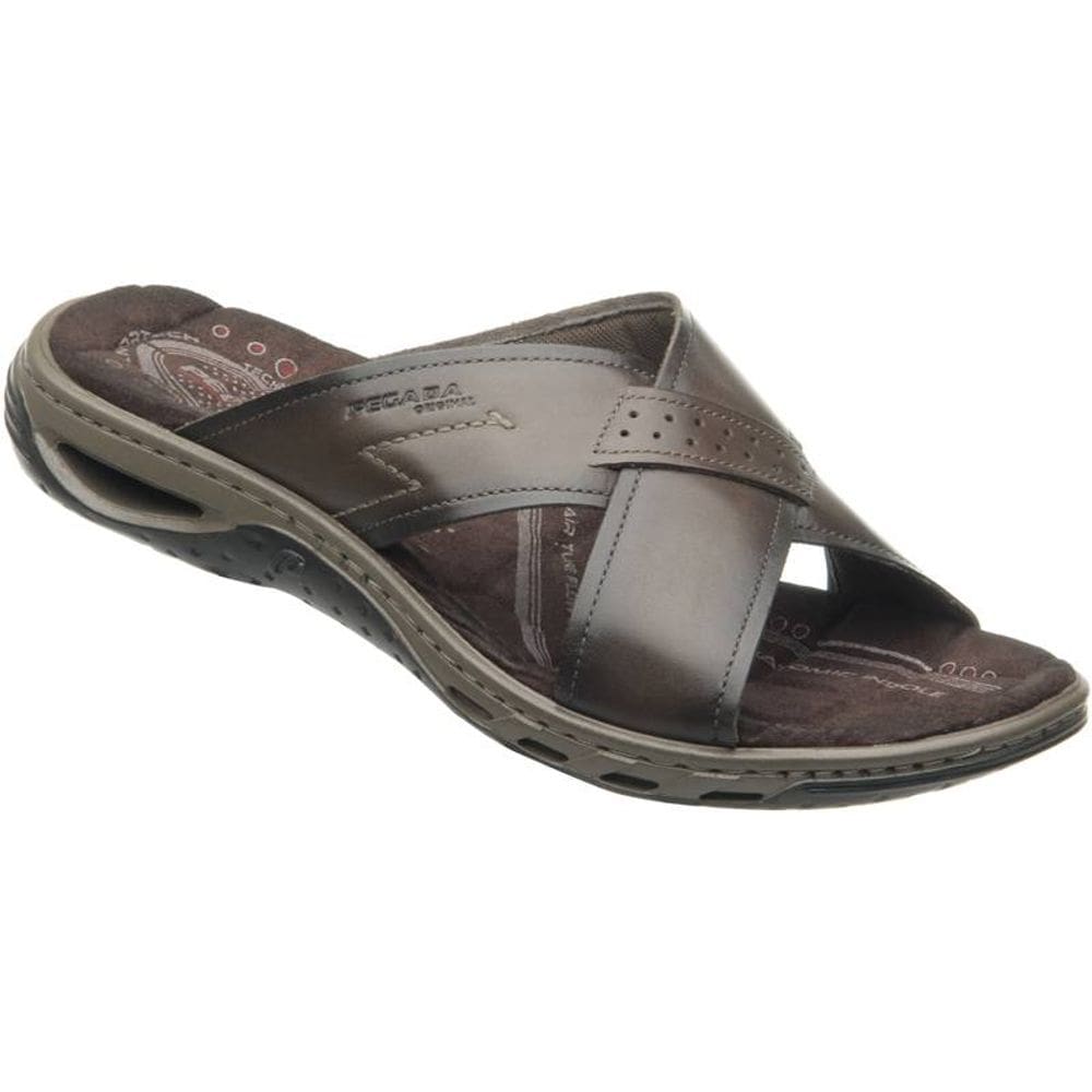 Chinelo Masculino Pegada em Couro Sandália Conforto Estilo