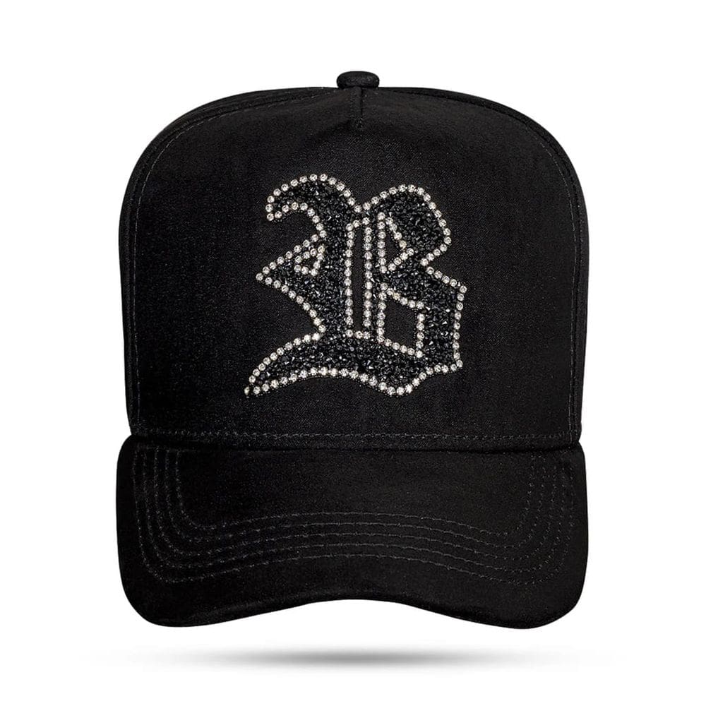 Boné BLCK Brasil Snapback Preto Suede Wings Limited Stone