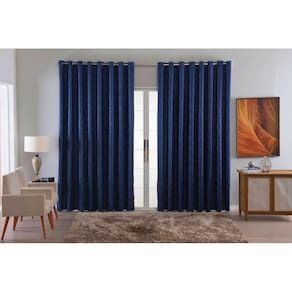 Cortina Sala Quarto Decoraçao Jacquard Em Tecido 5,00X2,80