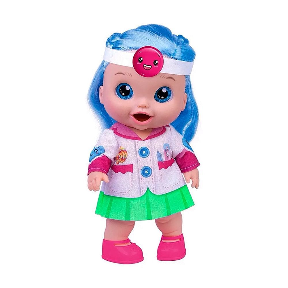 Boneca Baby Vem Brincar de Doutora Azul - 2576 - Cotiplás