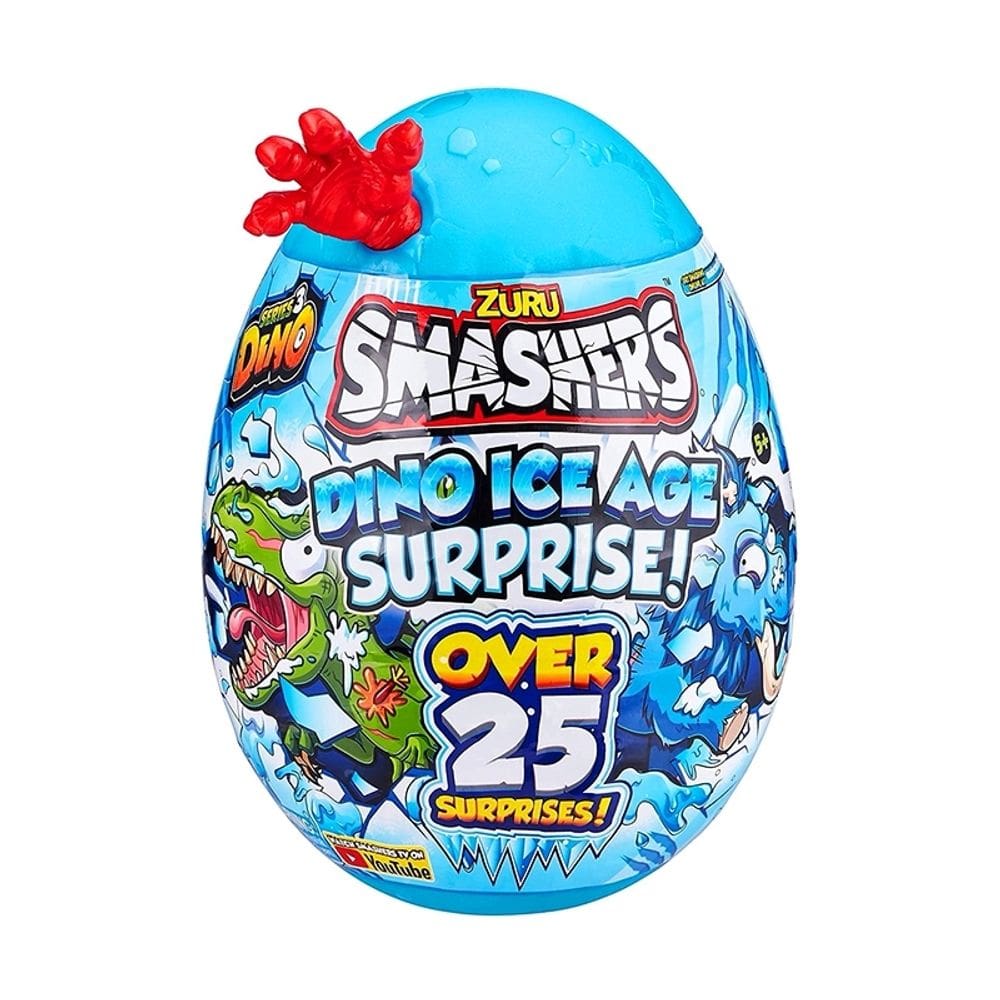 Ovo Zuru Smashers Dino Ice Age Surprise! com 25 Surpresas - F0063-1 - Fun