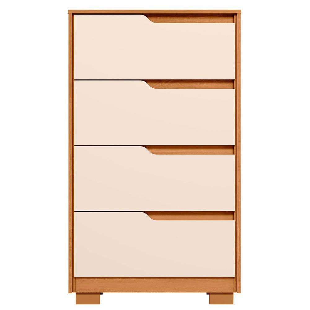 Cômoda Sole com 4 Gavetas Vistas Flex Albatroz