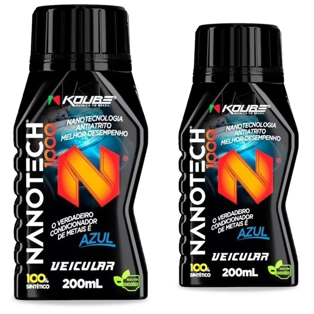 Kit 2 Nanotech Condicionador De Metais Motor Rolamento Koube