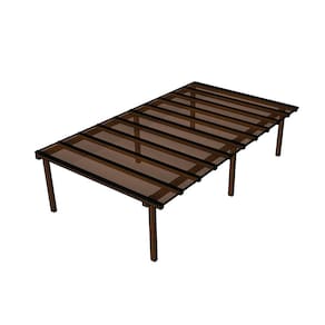 Kit Policarbonato Bronze 6mm 7,00m X 6,00m - Perfis Naturais