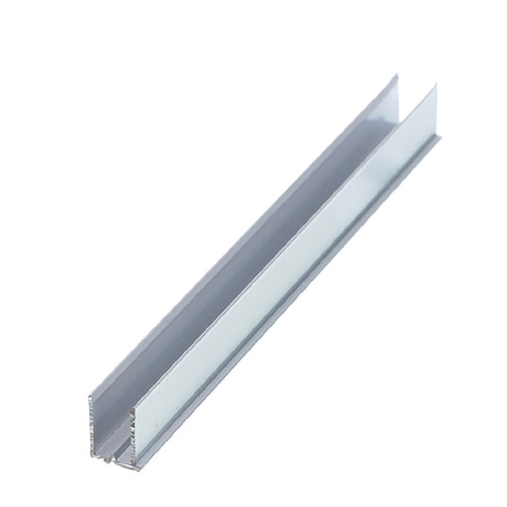 Perfil U 6mm Branco - 6,00m - cortado c/ 2m p/ envio
