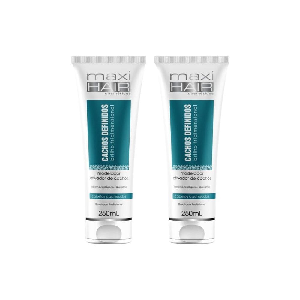 Modelador E Ativador De Cachos Maxihair 250Ml - Kit Com 2Un