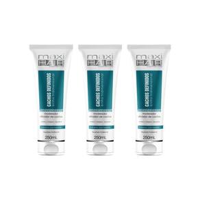 Modelador E Ativador De Cachos Maxihair 250Ml - Kit Com 3Un